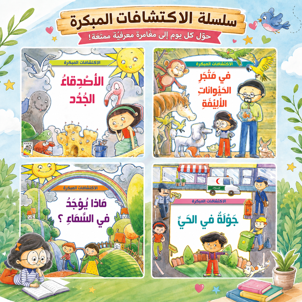 سلسلة الاكتشافات المبكرة- 4 عناوين